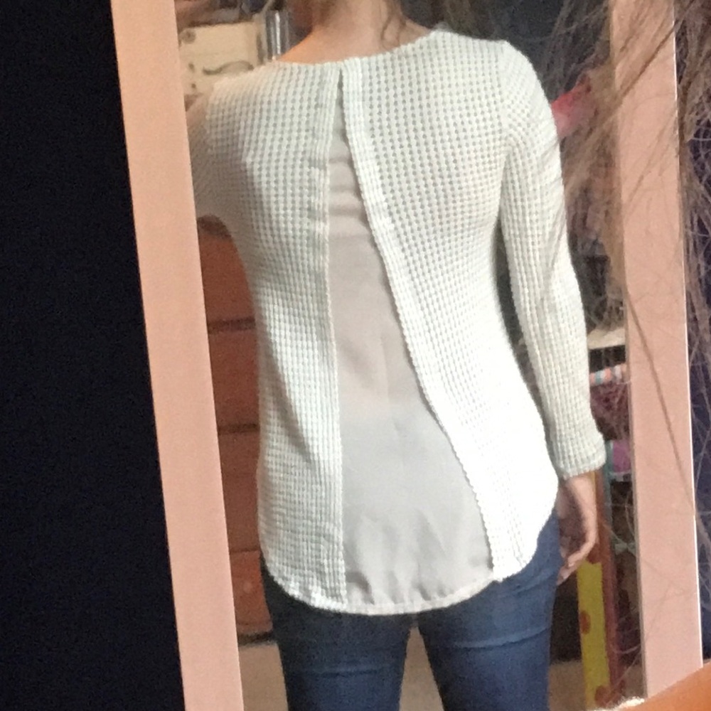 Cream sweater from Franchescas